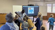 Patrick Addai zu Gast in unserer Schule
