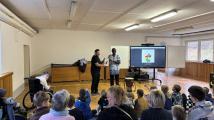Patrick Addai zu Gast in unserer Schule