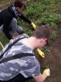 Gro&szlig;einsatz im Schulgarten